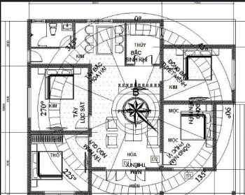 Nhà vệ sinh tọa Tây Bắc có sao không?